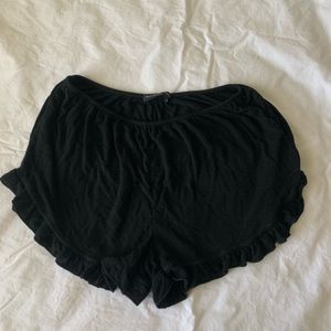 brandy melville ruffle shorts